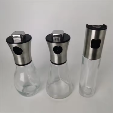 oil glass bottle with sprayer