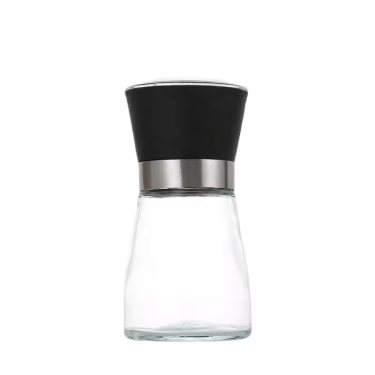 180ml Stainless steel pepper grinder glass grinding bottle now grinding pepper powder seasoning bottle wholesale