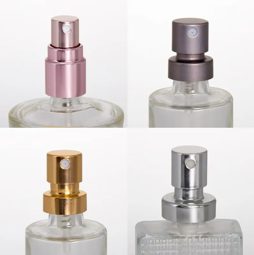 Variety Perfume Atomizer Cosmetic Crimp Perfume Pump 15mm 18mm 20mm Sprayer Fine Mist Sprayer Pump With cap