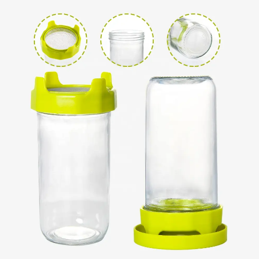 86mm sprouting Lids Plastic Jar Sprouting Lids For Wide Mouth Mason Canning Jars