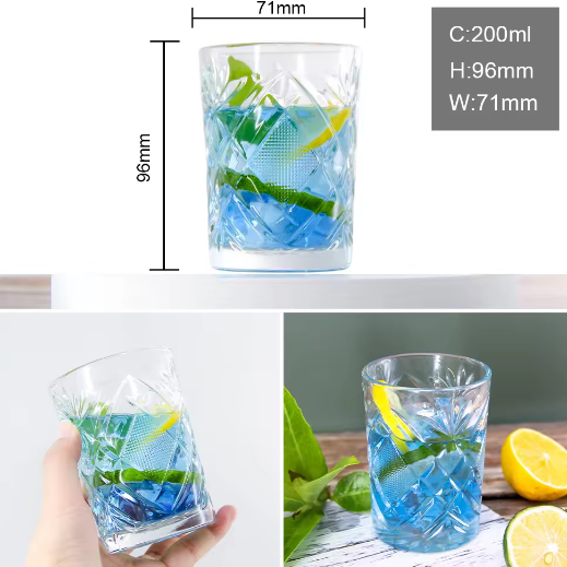 Custom Borosilicate Good Quality Glass Juice Milk Wine Beer Mug Cup For Bar Party Restaurant