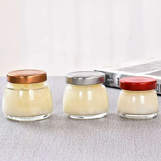 Professional Production Food Container Transparent Jam Jar Bird’s Nest Bottle for Store Food