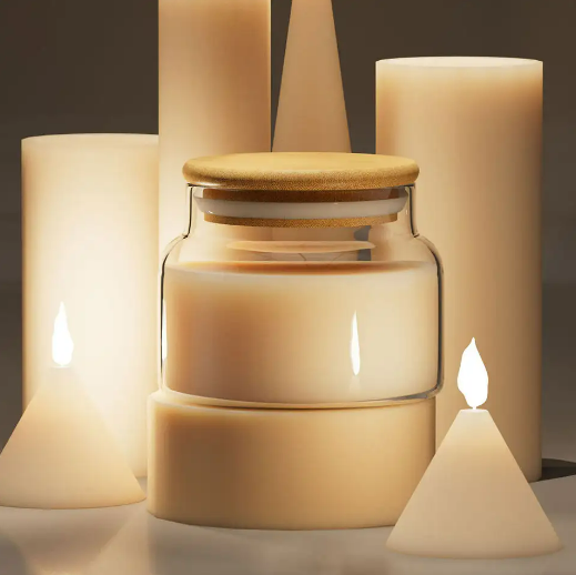 Hot sell 10oz Exclusive Custom High Quality Luxury Glass Candle Jars For Candle Making Candle Container With Lids