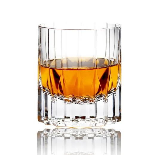 Luxury Hand Crafted K9 Crystal Whiskey Glasses Heavy Bottomed Cup Hand Carved Lead Free Whisky Glass