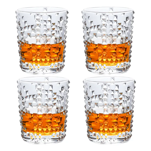 Free Sample Wholesale Modern Personalized Stemless Wine Glass Creative Clear Engraved Whiskey Glass Drinking Cup For Home