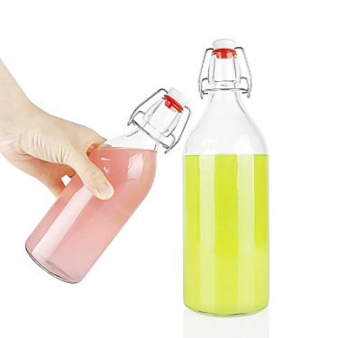 Swing Top Glass Bottle With Clip Lock 