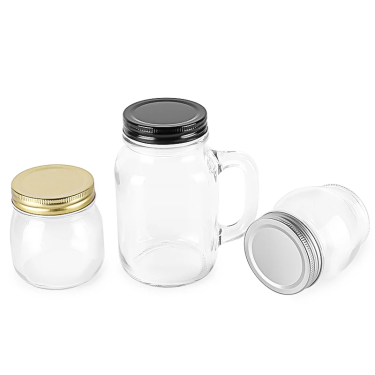 Food Grade Custom Colors Tinplate 70mm 86mm Regular & Wide Mouth Metal Canning Screw Caps for Mason Glass Jar