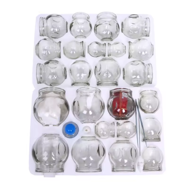 Wholesale Fire Glass Cupping Jar Glass Vacuum Fire Cupping Jar Set Explosion Proof Cupping Therapy Single Jar