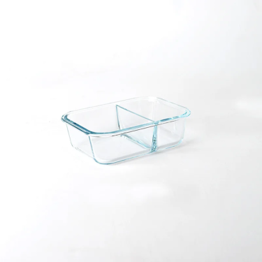 divider airtight glass lunch box