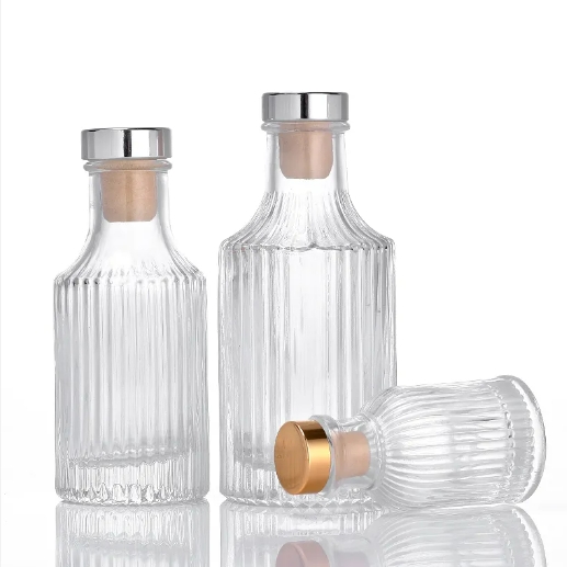 Customized 40ml 100ml 150ml 250ml reed diffuser glass bottle for aromatherapy