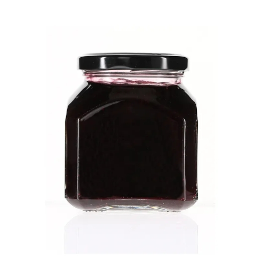 Empty 10oz Quadro Squat Glass Sweetmeat Jam Jar 300ml