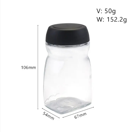 Wholesale 200ml 400ml 800ml 900ml Instant Coffee Glass Bottle Food Storage Glass Jar with Screw Cap