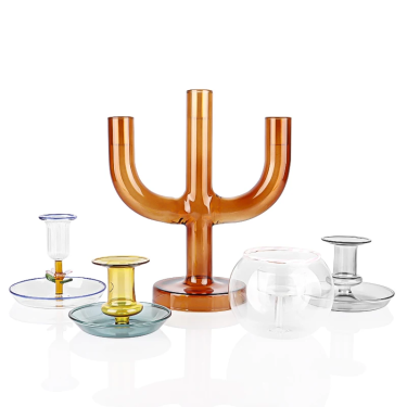 Modern Decorative Glass Candlestick: A Fusion of Art and Function