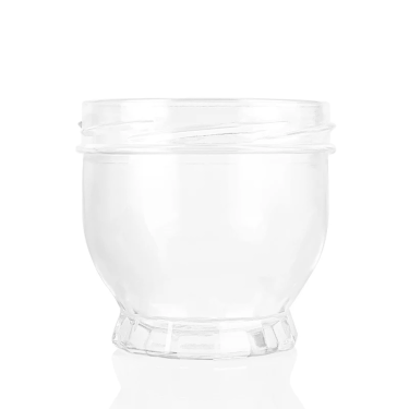 Glass Bird's Nest Jar