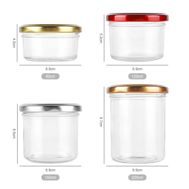 Wholesale Food Grade Wide Mouth Glass Storage Container