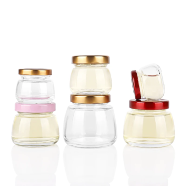 High Quality Caviar Bird’s Nest Empty Glass Jars