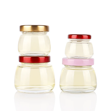 High Quality Caviar Bird’s Nest Empty Glass Jars