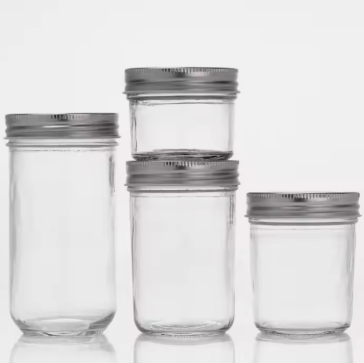 100ml 200ml 250ml 300ml 350ml jam and honey storage container glass jar with lid