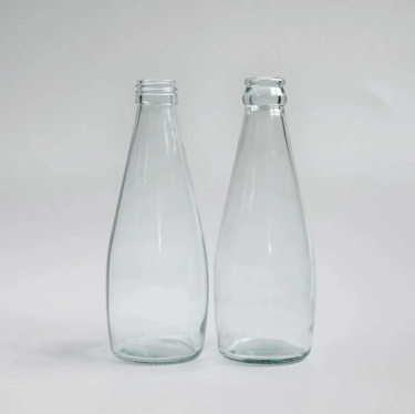 Wholesale 290ml 330ml Clear Empty Beverage Container Glass Juice Bottles