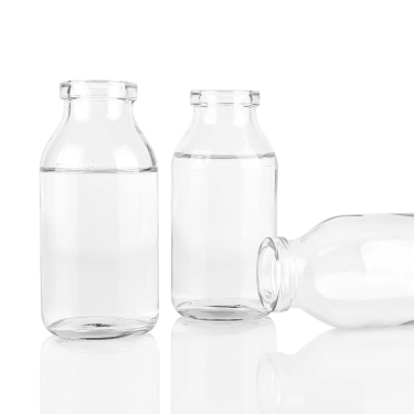 100ml clear moulded glass vials wide mouth injection pharmaceutical glass bottle suppliers