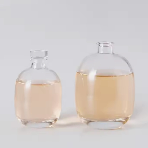 100ml 250ml 500ml wine drinking liquor glass bottles for alcoholic beverages