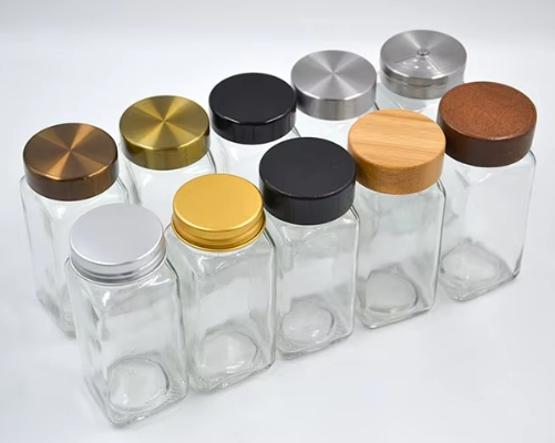 Top Quality 120ml 180ml Glass Spice Jars Glass Spice Container For Home Kitchen Pepper Honey