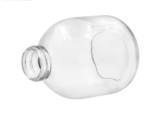 wholesale hot sale 300ml 500ml clear round glass drinking bottle with aluminum plastic cap