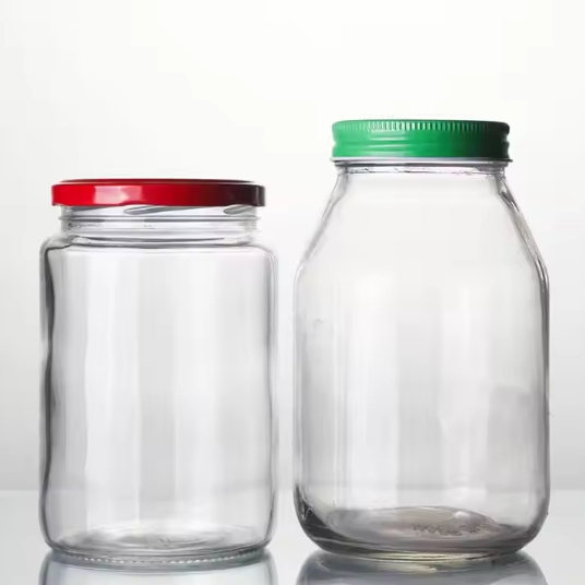 730ml 650ml 22oz Wide Mouth Glass Pickle Mason Jars With 70mm Canning Lid