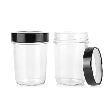 Factory Bulk Clear Empty 7oz 200ml Mason Glass Jam Jars Eco-friendly Food Storage Jar