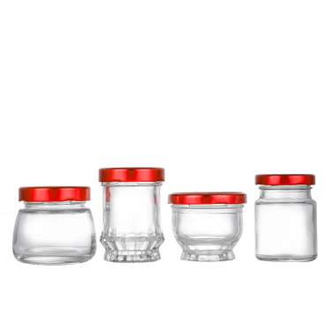 wholesale 50ml 75ml Food glass jar container for edible bird’s nest honey jam with tinplate lid