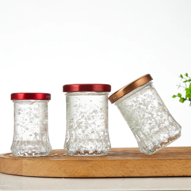 50ml 75ml 100ml Clear Edible Bird’s Nest Glass Food Storage Jar With Screw Cap