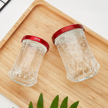 50ml 75ml 100ml Clear Edible Bird’s Nest Glass Food Storage Jar With Screw Cap