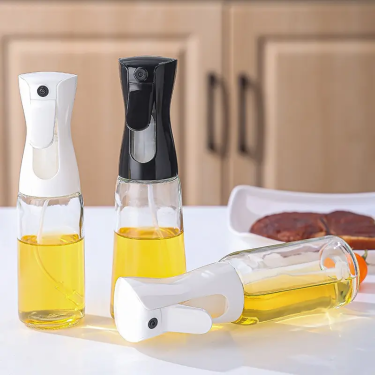 High Quality Kitchen Cooking High Pressure Oil Glass Sprayer Dispenser