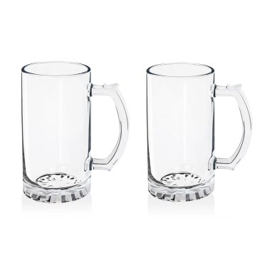 High Quality 16oz 480ml 700ml Custom Delicate Bottom Glass Beer Mug