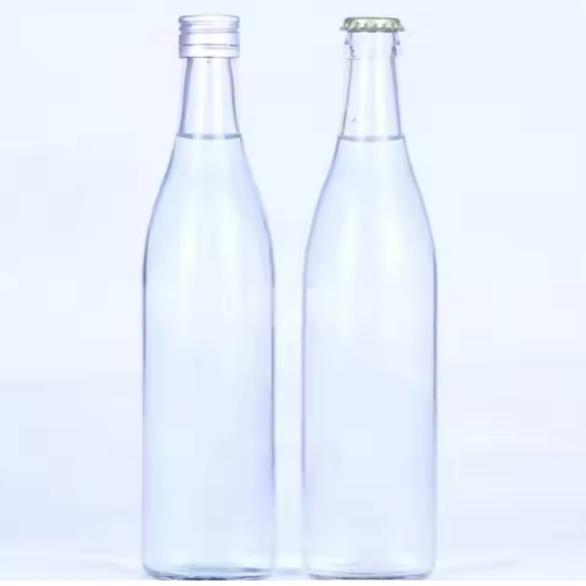 Popular products 500ml Glass Wine Liquor Whisky beverage Bottle With Sealing Cap