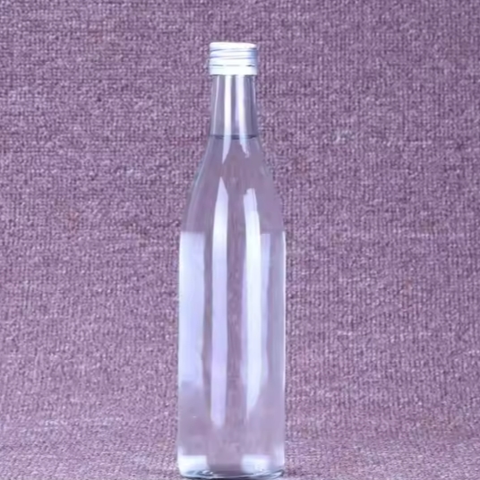 Popular products 500ml Glass Wine Liquor Whisky beverage Bottle With Sealing Cap