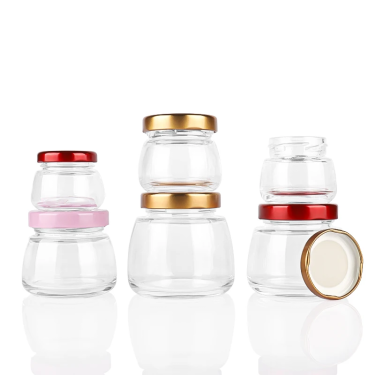 Transparent Empty Food Glass Container Fresh Stewed Bird's Nest Glass Jars