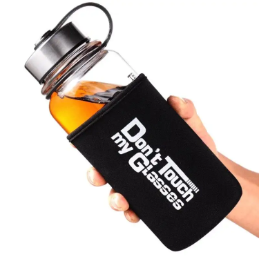 Wholesale 700ml 1000ml 1200ml outdoor sport glass drinks bottles