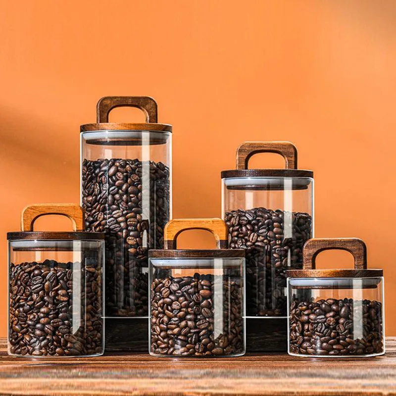 Preserving Freshness with Style: The Allure of American Style Handle Lid Sealing Storage Glass Jars