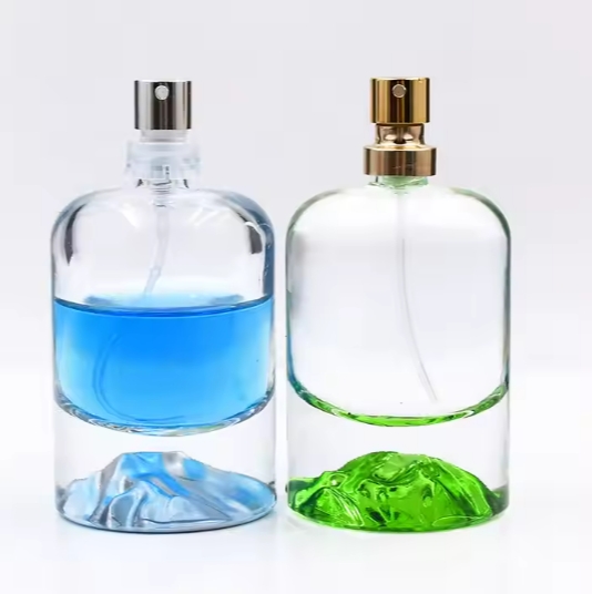 Luxury round empty 30ml 50 ml 100ml perfume bottle spray bottle for perfume