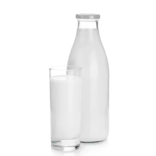 250Ml 300Ml 500Ml 750Ml 1L Clear Juice Glass Empty Milk Glass Bottle With Metal Lid