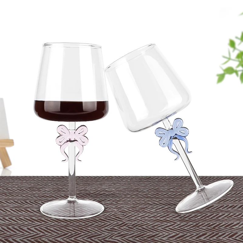 Unique Bow - Shaped Creative Goblet: The Perfect Fusion of Wine Tasting and Art